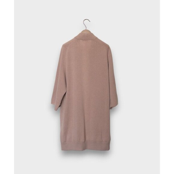 Brunello Cucinelli 100% Cashmere Cardigan Top Brown Soft Size M - Picture 2 of 5